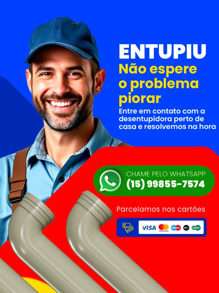 Desentupidora perto de casa